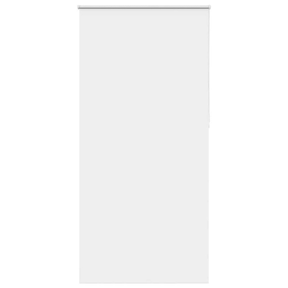 vidaXL Rullgardin mörkläggningsvit 100x210 cm tyg bredd 95,7 cm