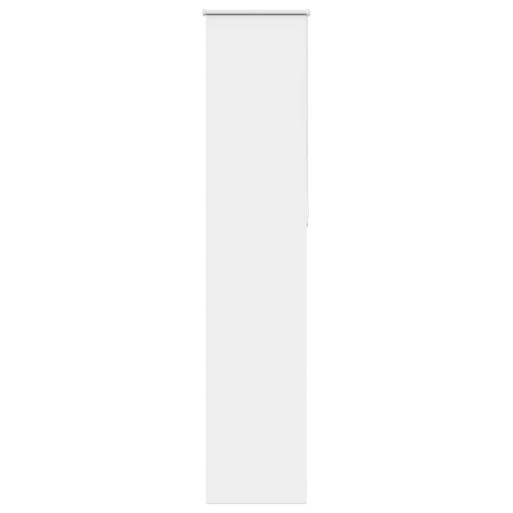 vidaXL Rullgardin mörkläggning vit 55x230 cm tyg bredd 50,7 cm