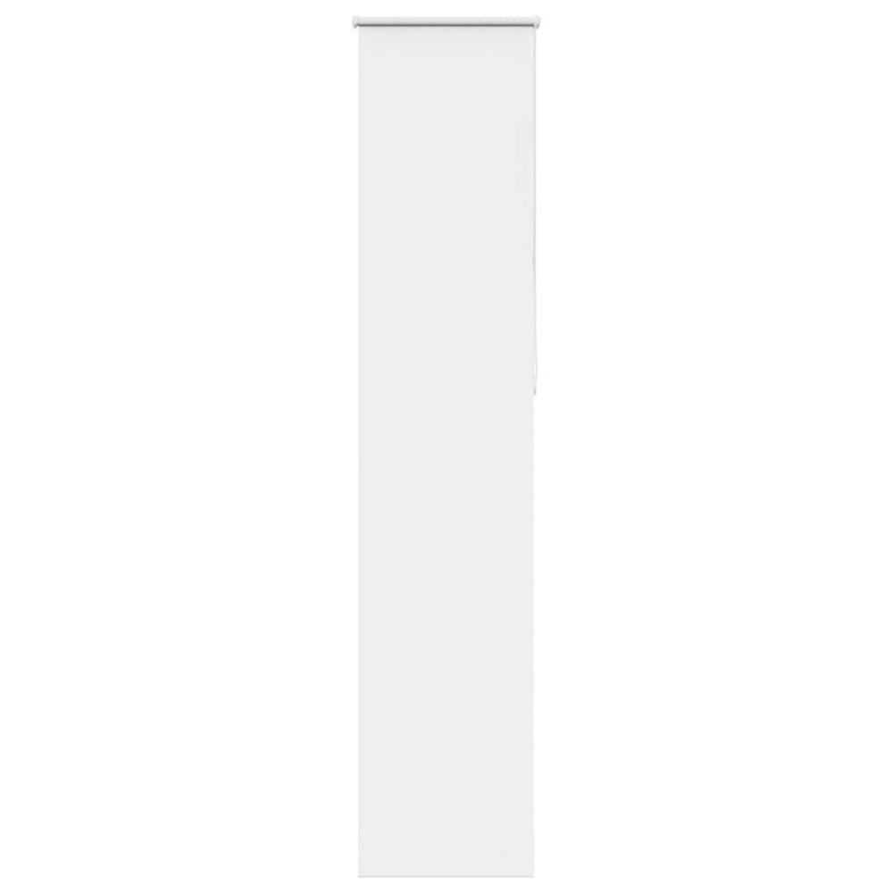 vidaXL Rullgardin mörkläggning vit 60x230 cm tyg bredd 55,7 cm