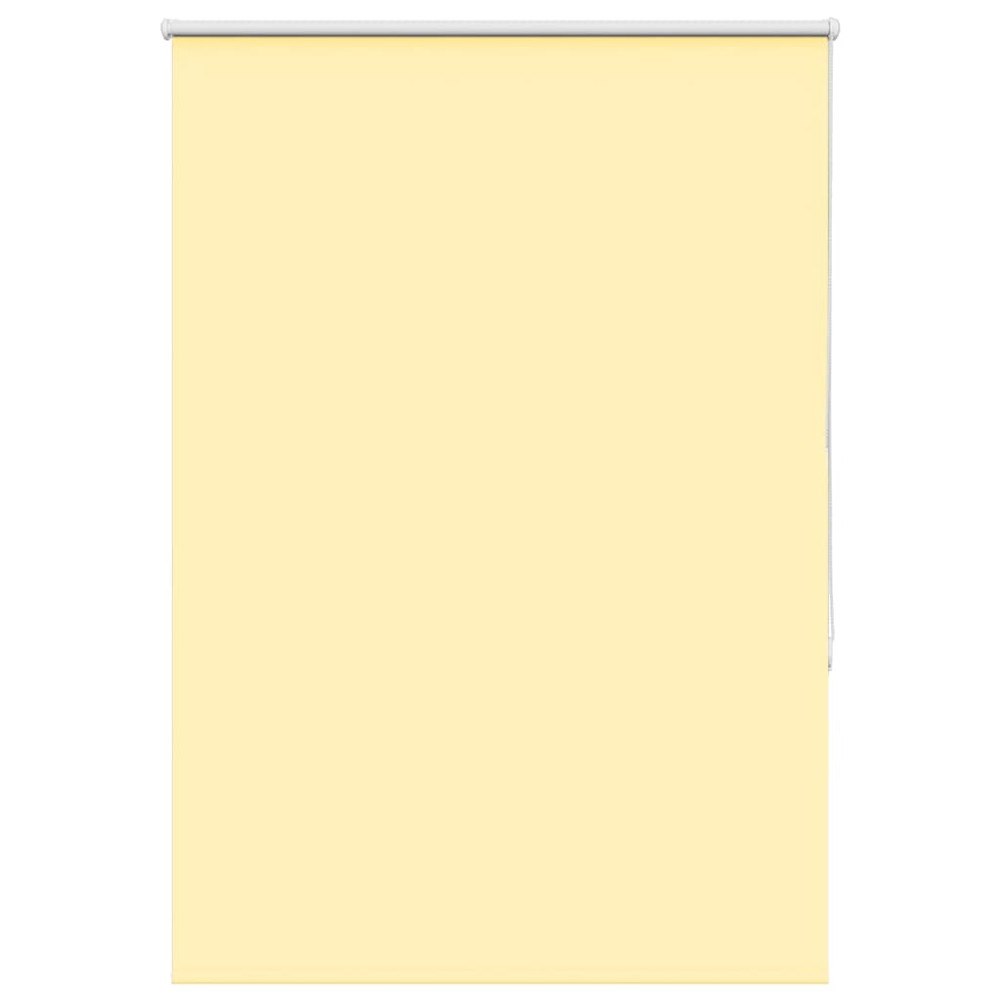 vidaXL Rullgardin mörkläggningsgul 90x130 cm tygbredd 85,7 cm