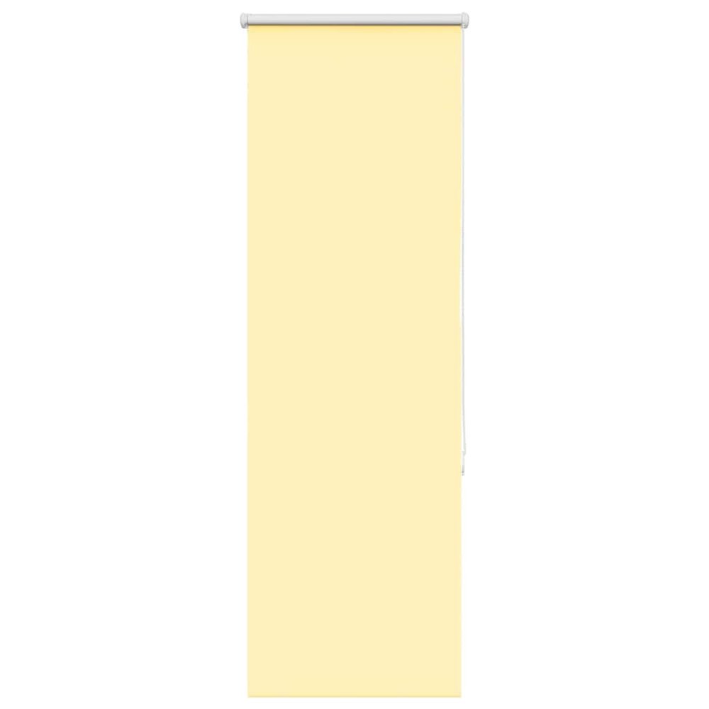 vidaXL Rullgardin mörkläggningsgul 50x150 cm tyg bredd 45,7 cm