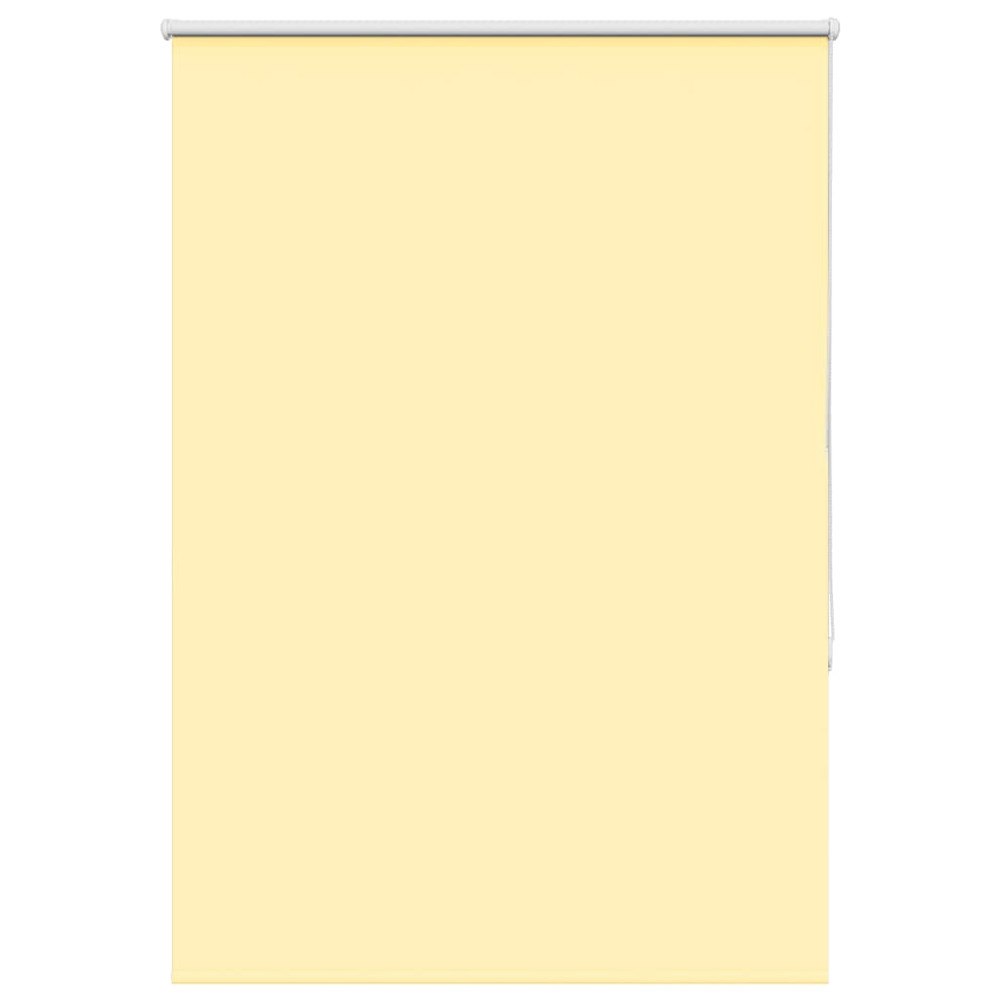 vidaXL Rullgardin mörkläggningsgul 95x150 cm tyg bredd 90,7 cm