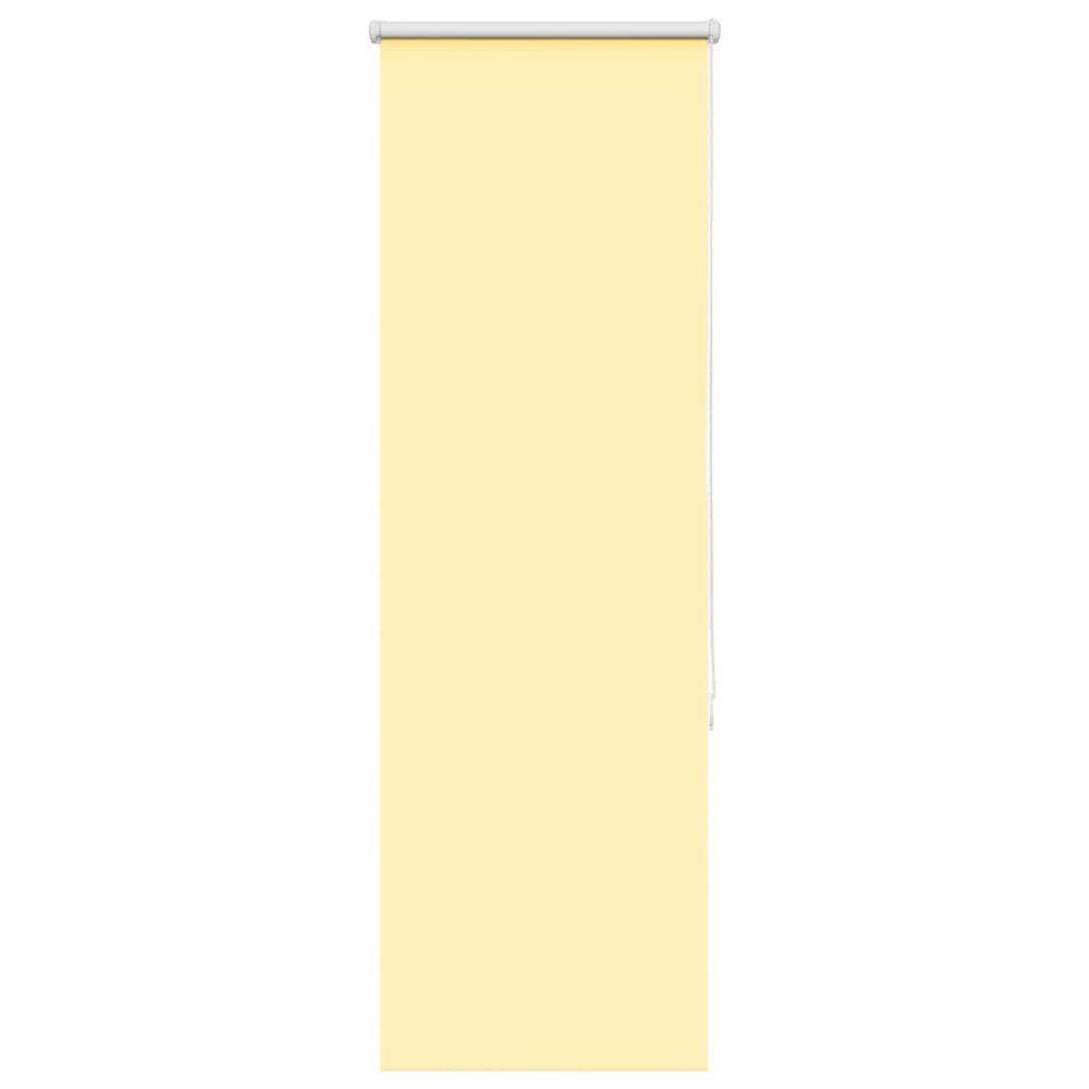 vidaXL Rullgardin mörkläggningsgul 50x175 cm tyg bredd 45,7 cm