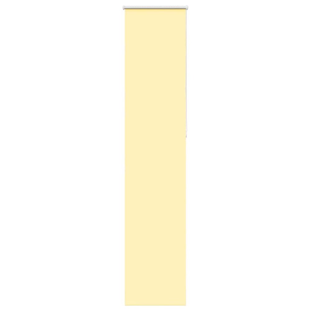 vidaXL Rullgardin mörkläggningsgul 40x230 cm tygbredd 35,7 cm