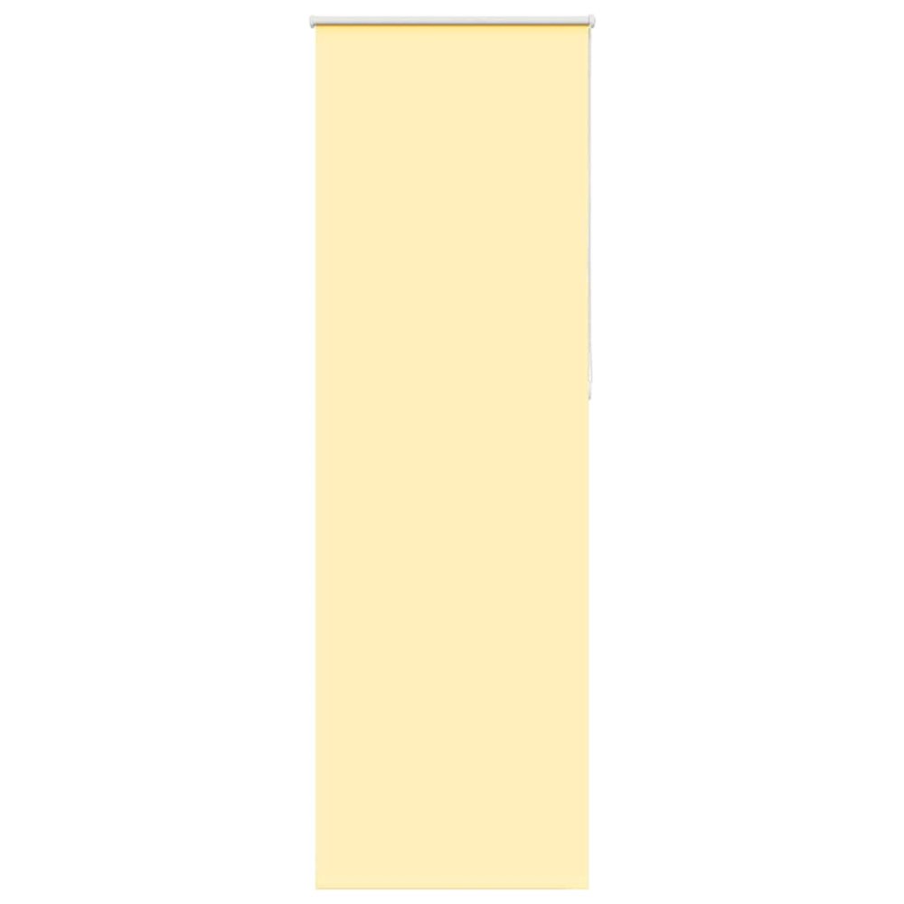 vidaXL Rullgardin mörkläggningsgul 85x230 cm tyg bredd 80,7 cm