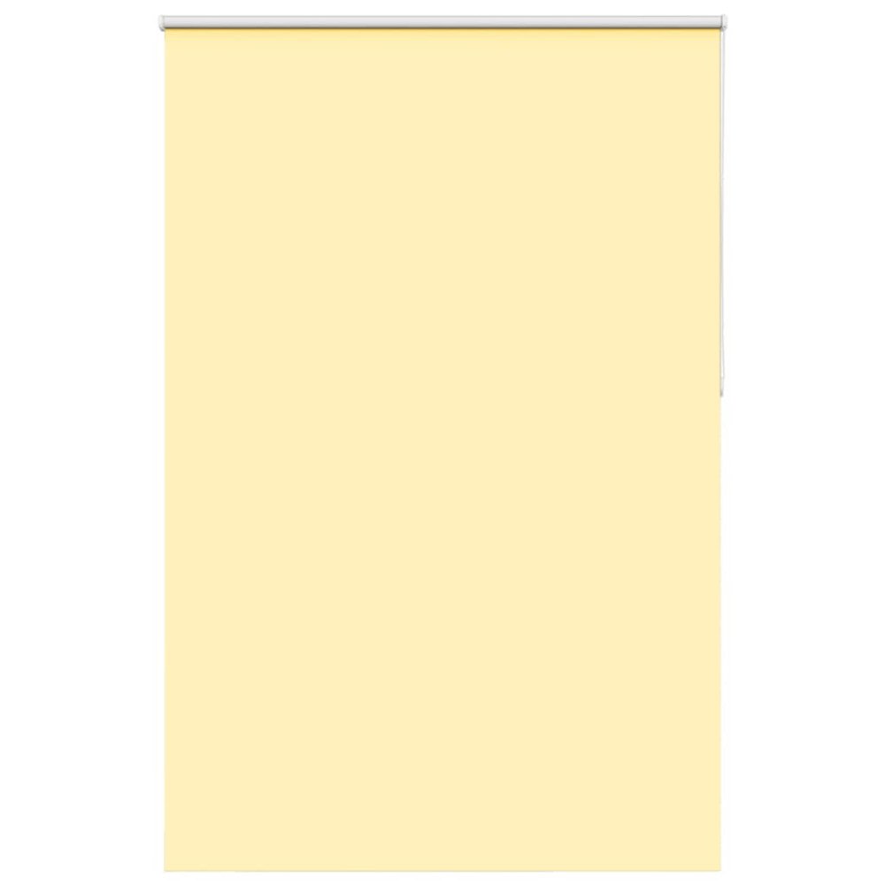 vidaXL Rullgardin mörkläggningsgul 155x230 cm tygbredd 151,6 cm