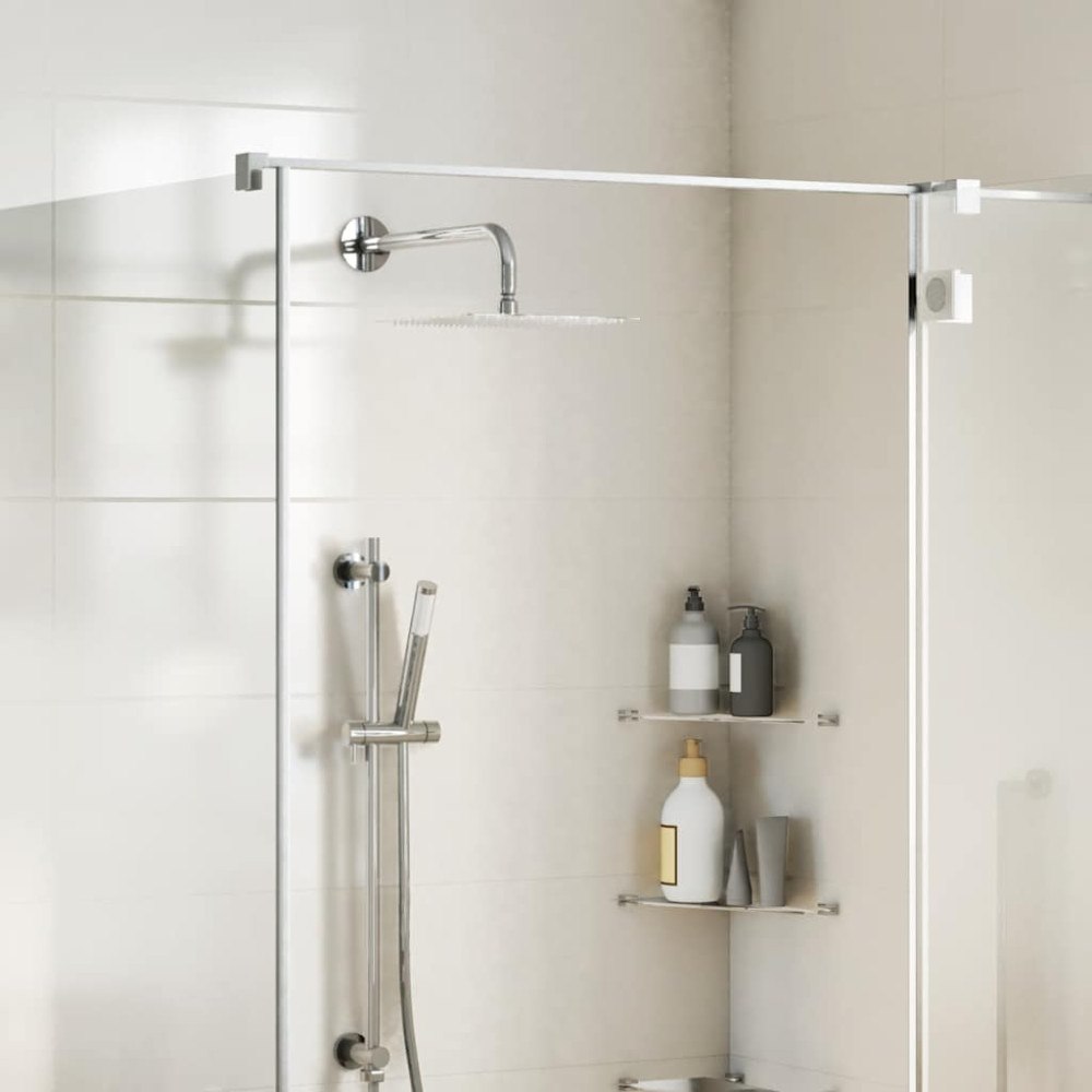 vidaXL Regnduschhuvud rostfritt stål 304 25x25 cm fyrkant