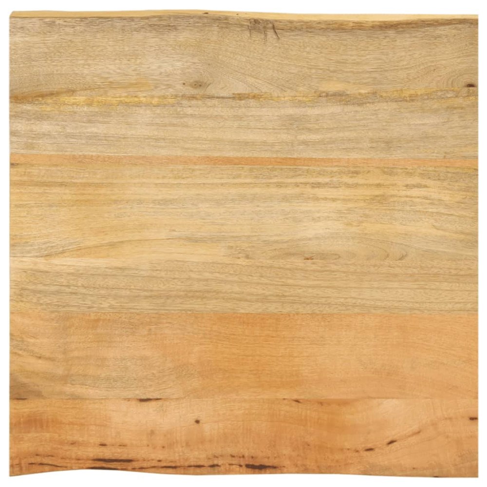 vidaXL Bordsskiva 40x40x2,5 cm levande kant massivt mangoträ