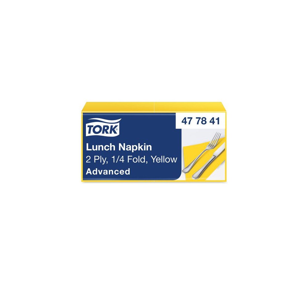 TORK Servett TORK Lunch 2-lags gul 200/fp