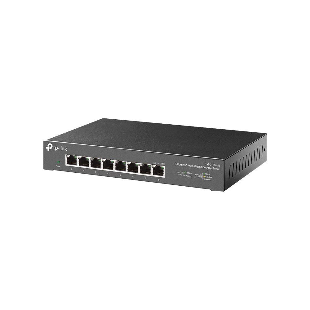 TP-LINK Technologies TP-Link TL-SG108-M2 - V1 - switch - 8 portar - ohanterad