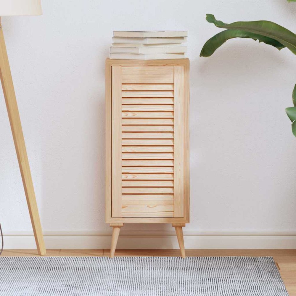 vidaXL Skåpdörr lamelldesign 61,5x29,5 cm massivt trä furu