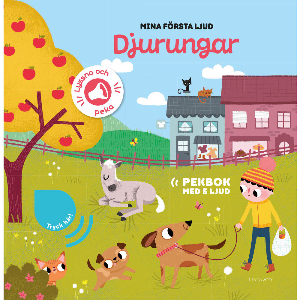 Lind & Co Mina första ljud. Djurungar (bok, board book)