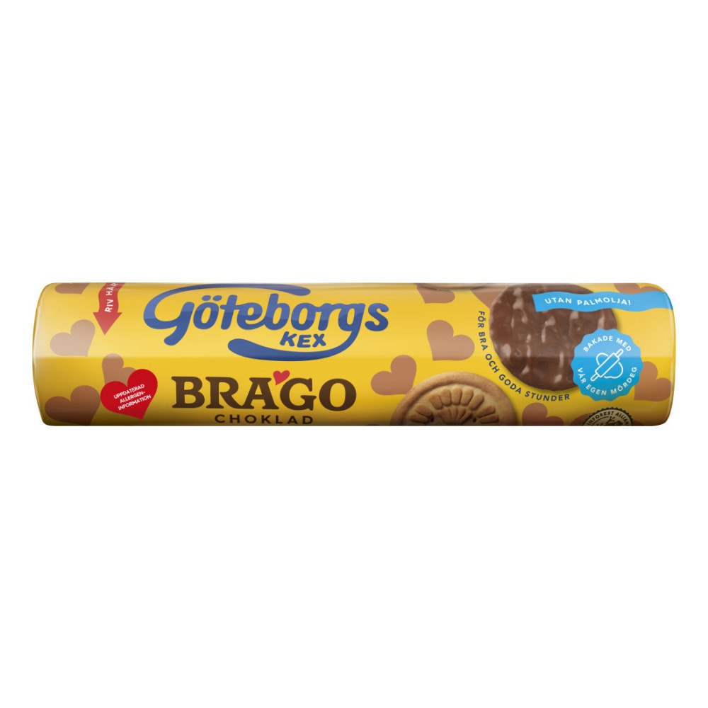 Göteborgs Brago choklad 175 g (Utgånget datum)