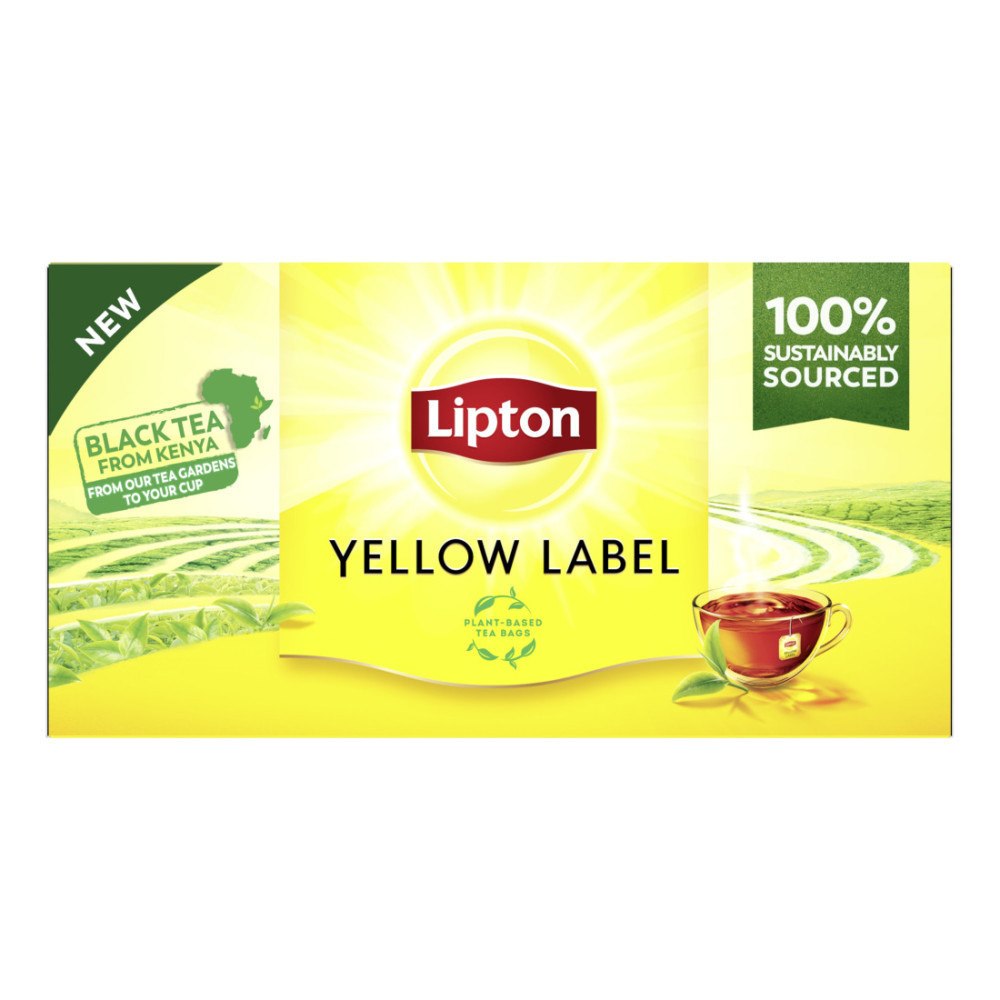 Lipton Yellow Label Svart te 50 g (Utgånget datum)