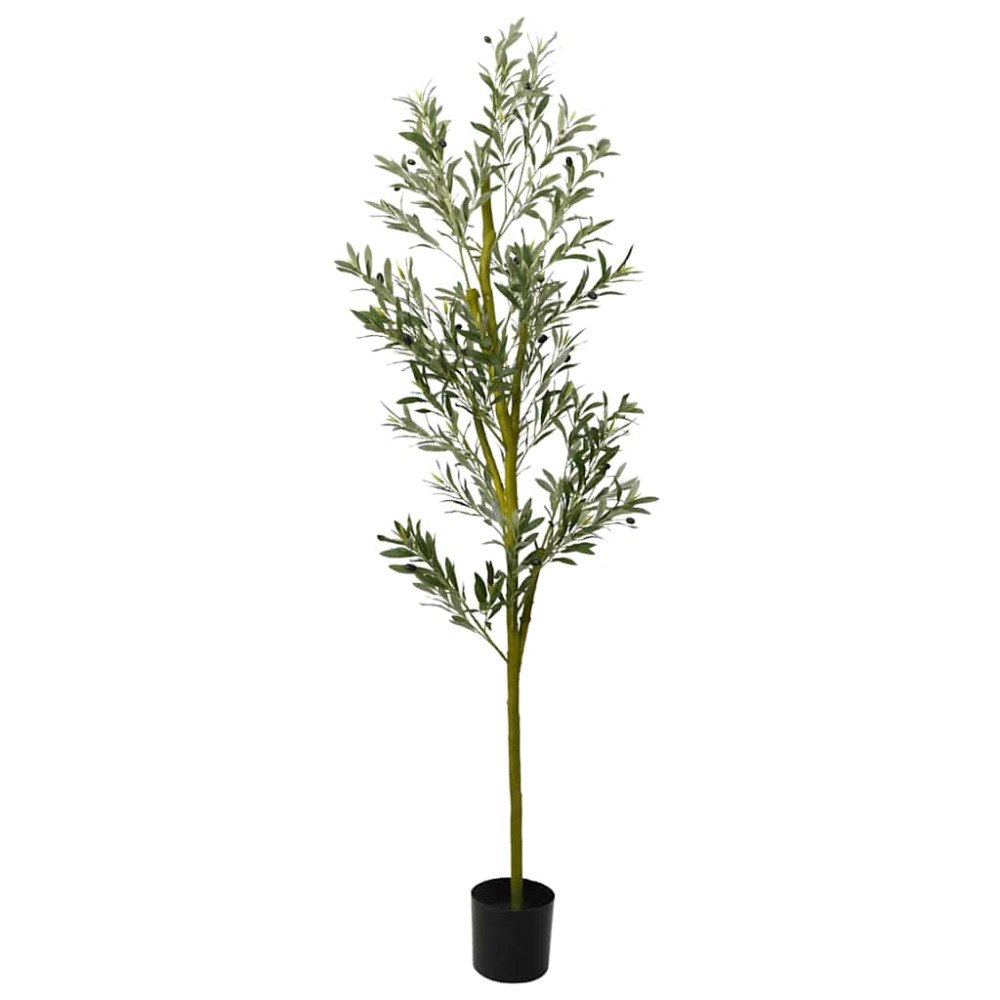 vidaXL Konstgjort olivträd 800 blad 200 cm grönt