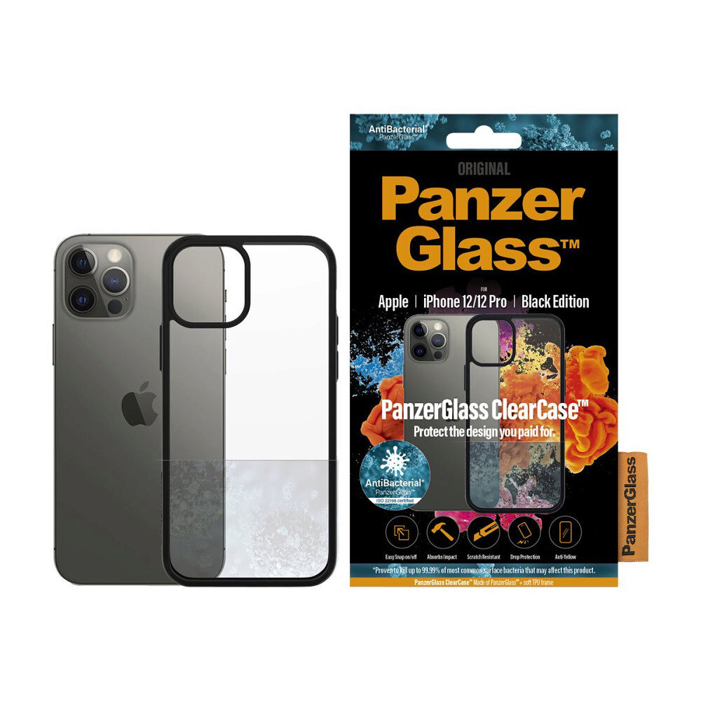 PanzerGlass PanzerGlass ClearCase Black Edition - baksidesskydd för mobiltelefon