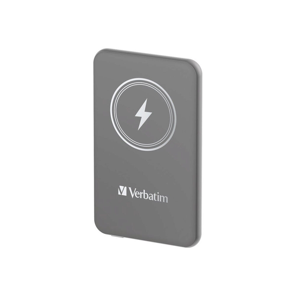 VERBATIM Verbatim Charge 'n' Go trådlös powerbank - magnetfäste - Li-pol - 24 pin USB-C - 20 Watt