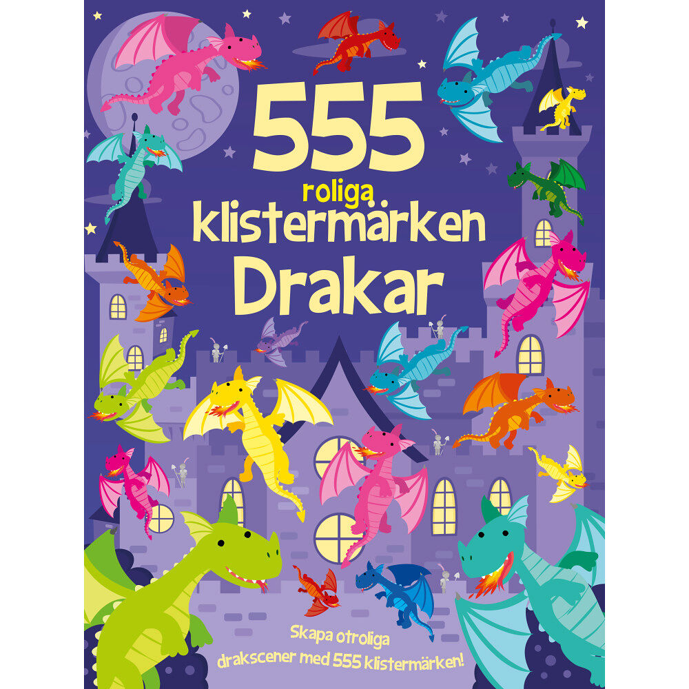 Lind & Co 555 roliga klistermärken : Drakar (häftad)