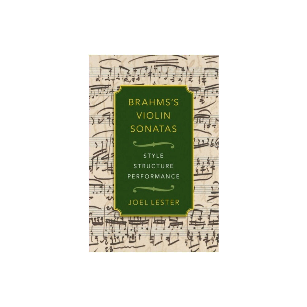 Oxford University Press Inc Brahms's Violin Sonatas (häftad, eng)