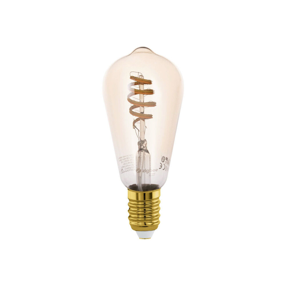 EGLO Eglo Connect-Z - LED-glödlampa med filament - form: ST64 - E27 - 4.9 W - tonbar vit - 2200-6500 K