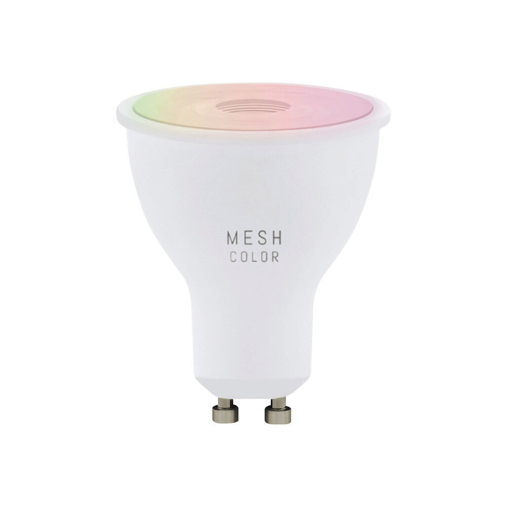 EGLO Eglo Mesh Color - LED-spotlight - GU10 - 4.9 W - RGB/justerbart vitt ljus - 2700-6500 K - matt vit