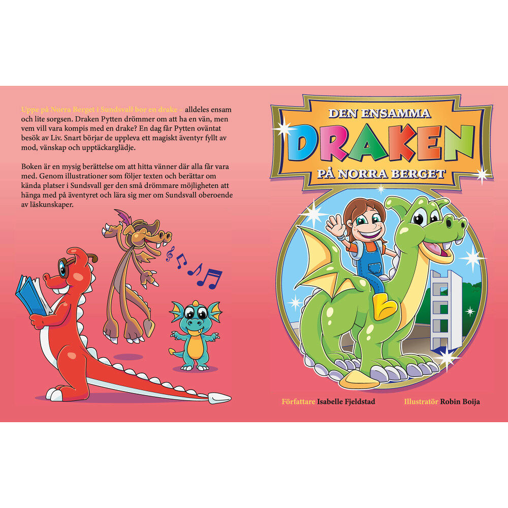 Isabelle Fjeldstad Den ensamma draken på Norra berget (bok, storpocket)