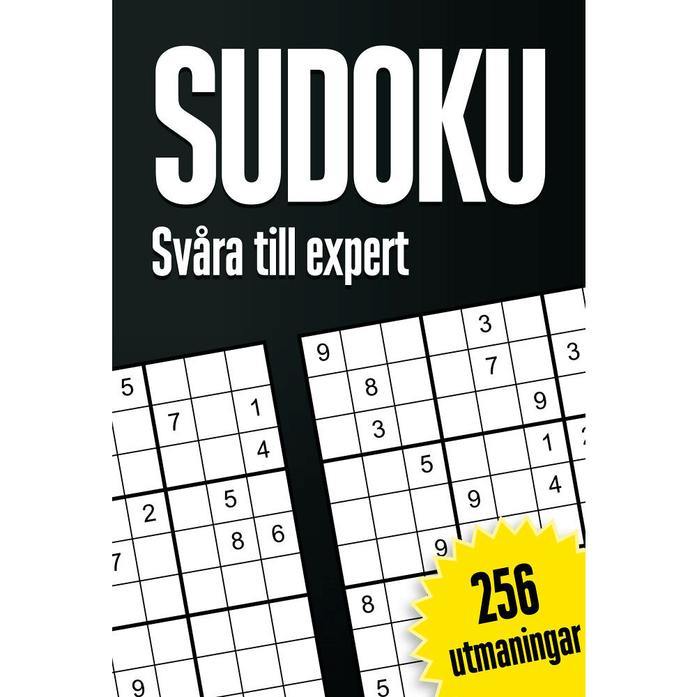 Legind A/S Sudoku : svåra till expert, 256 utmaningar (häftad)