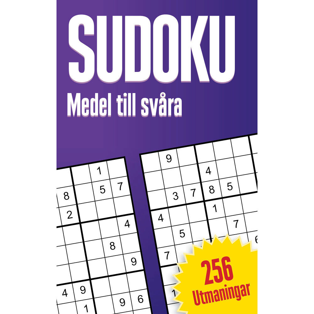 Legind A/S Sudoku : medel til svåra, 256 utmaningar (häftad)