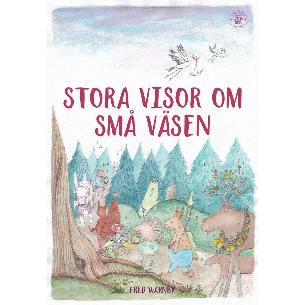 Fred Warnby Stora visor om små väsen (bok, kartonnage)