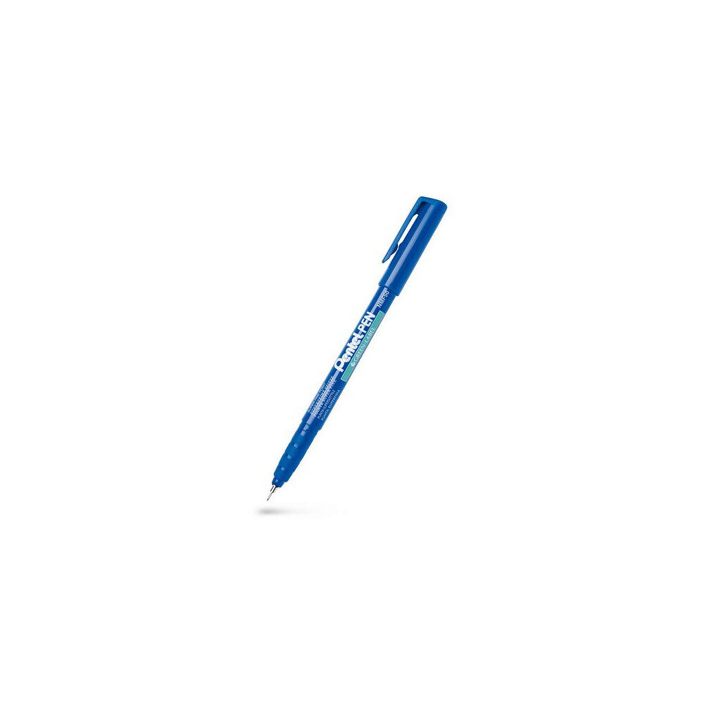 Pentel® Märkpenna PENTEL perm super fine 0,6 blå