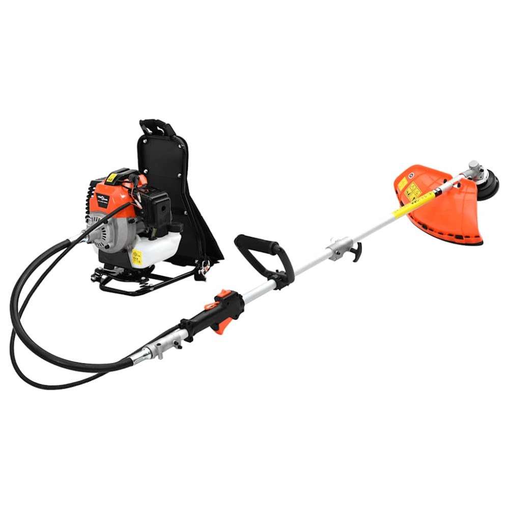 vidaXL Röjsåg ryggsäck design orange 52 cc 1,45 kW