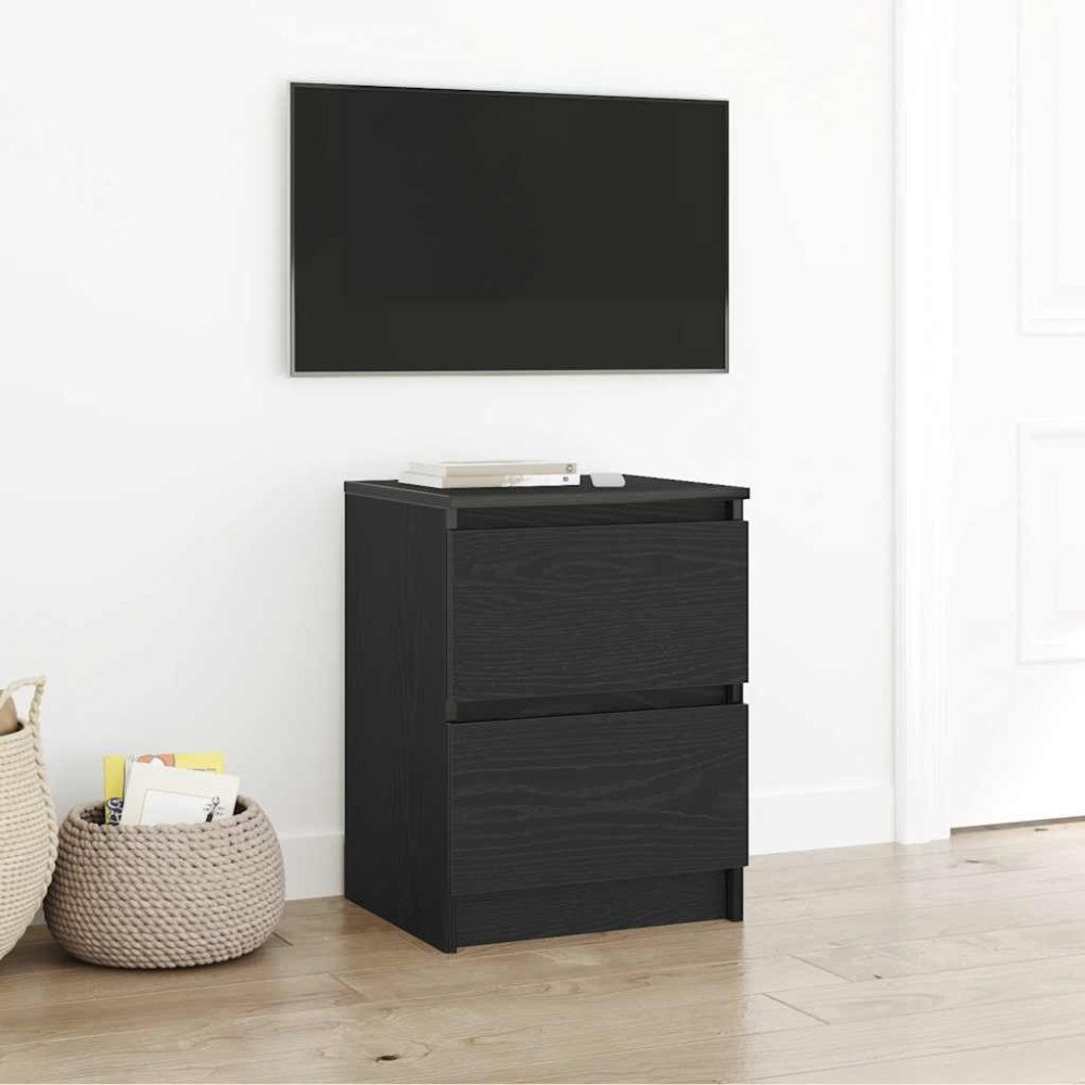 vidaXL TV-bänk svart 40x35x54 cm konstruerat trä
