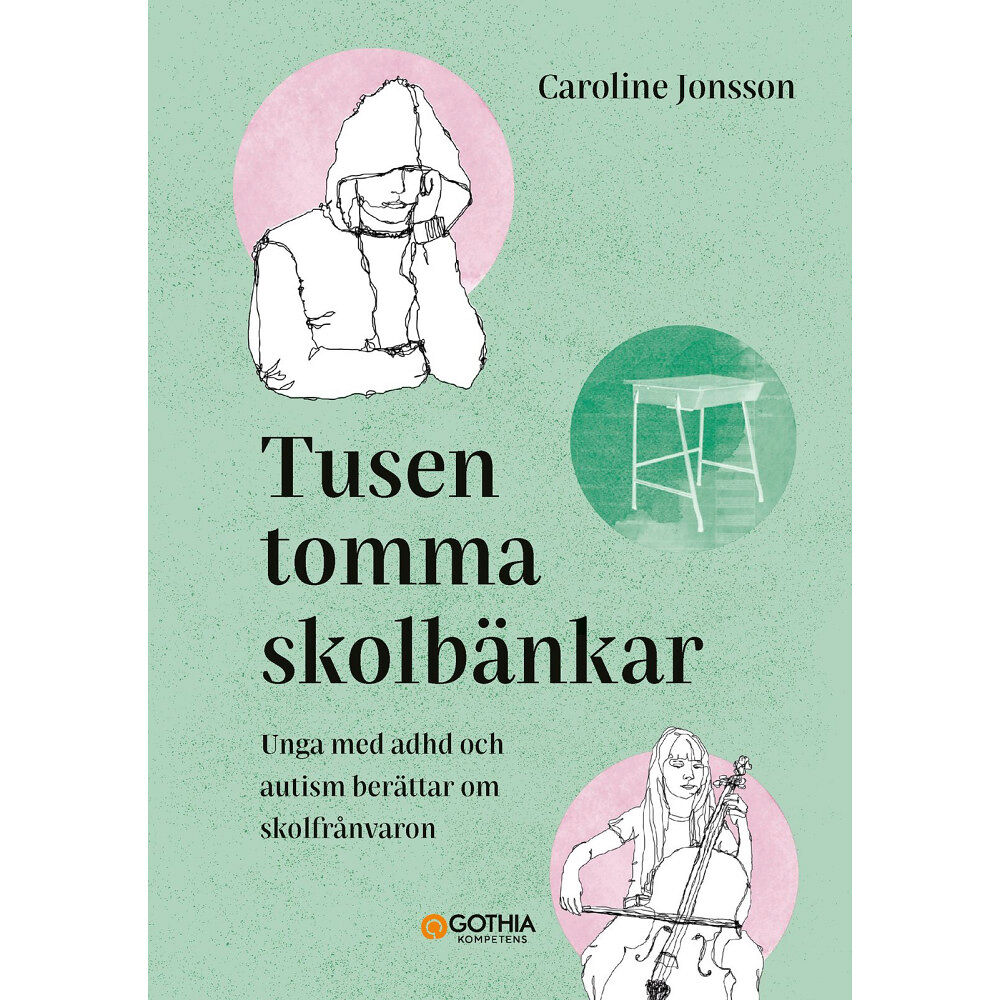 Caroline Jonsson Tusen tomma skolbänkar : unga med adhd och autism berättar om skolfrånvaron (häftad)