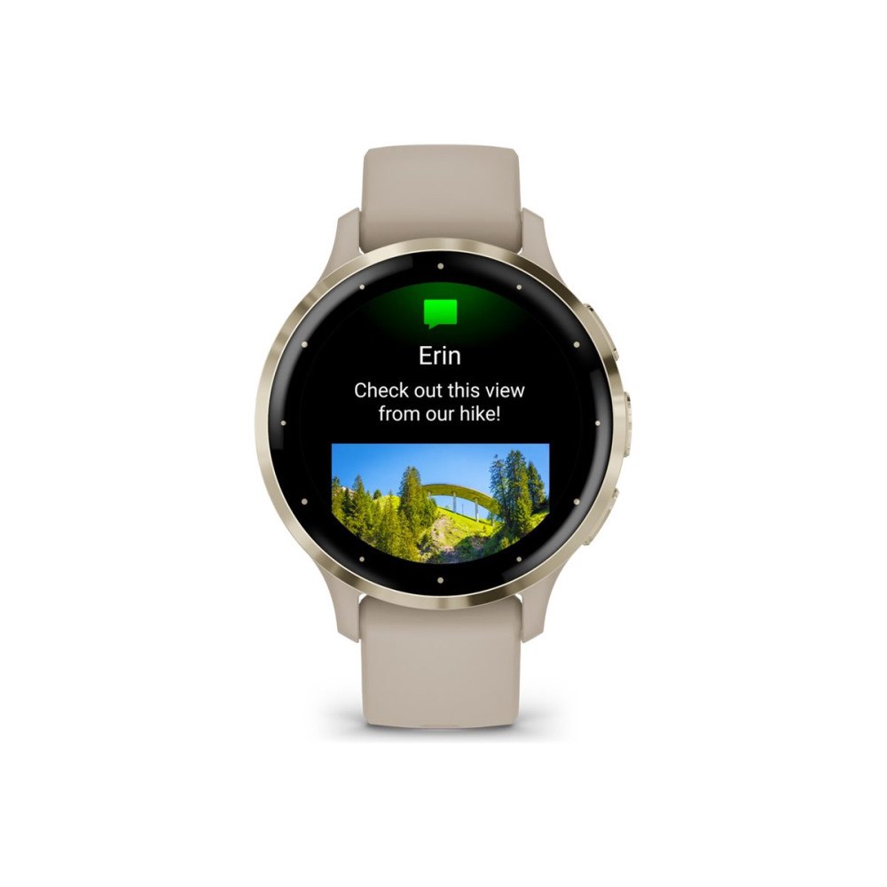 Garmin Garmin Venu 3S - french gray - smart klocka med band - 8 GB