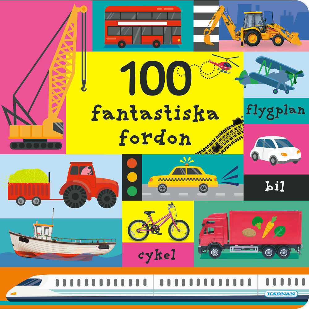 Egmont Story House 100 fantastiska fordon (bok, board book)