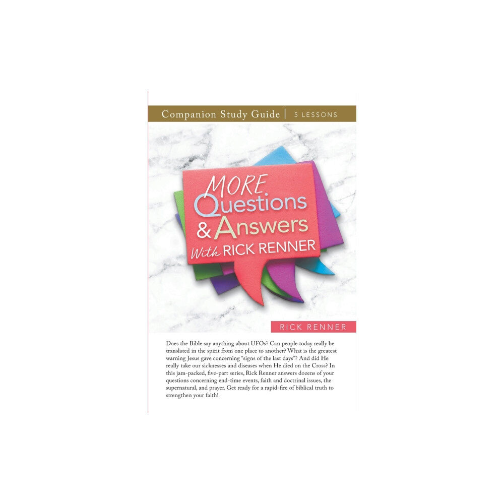 Harrison House More Questions and Answers With Rick Renner Study Guide (häftad, eng)