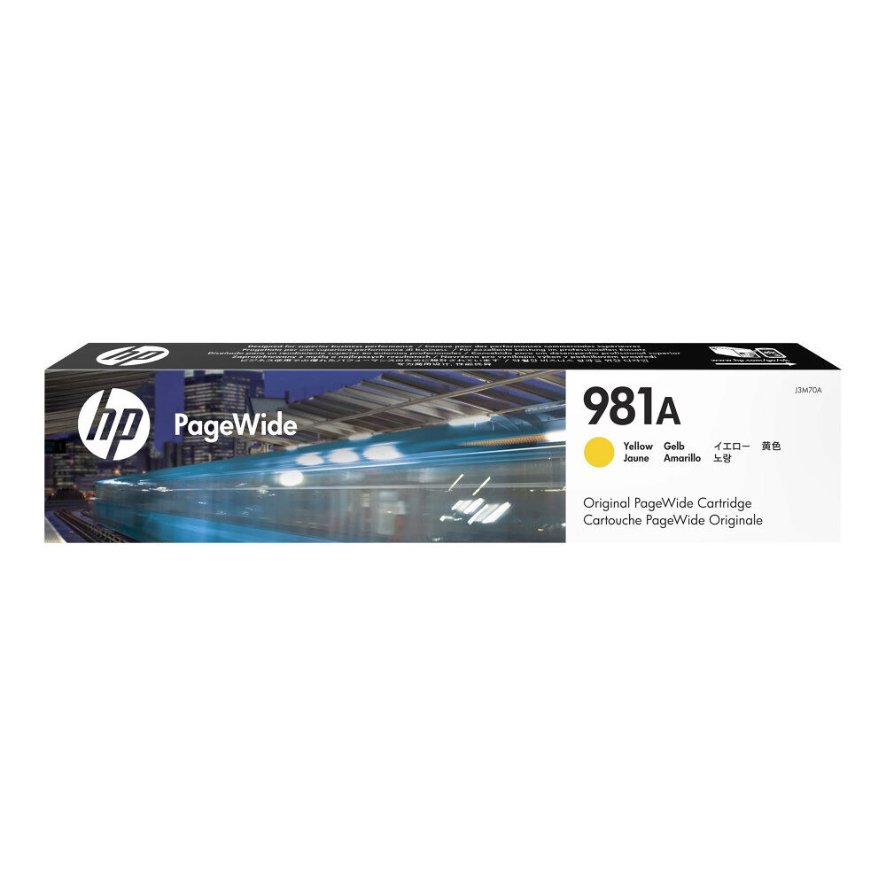 Hewlett-Packard HP 981A - gul - original - PageWide - bläckpatron