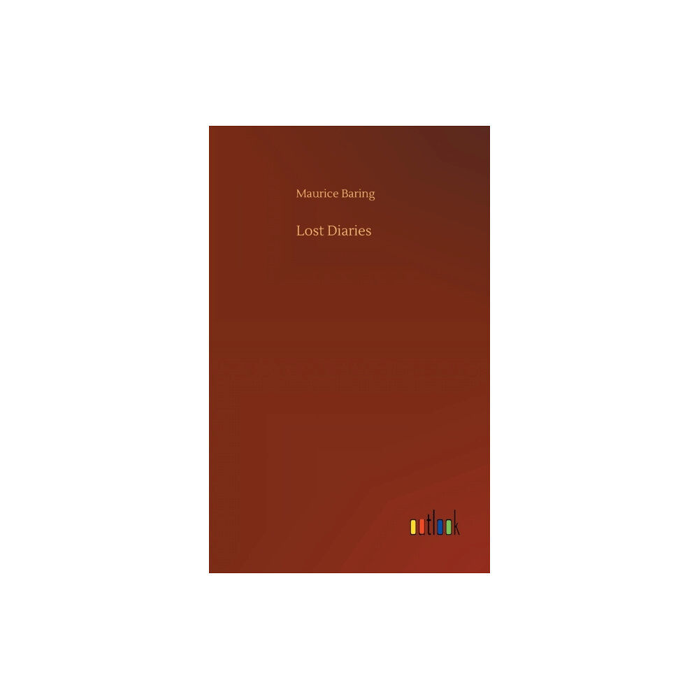 Outlook Verlag Lost Diaries (inbunden, eng)