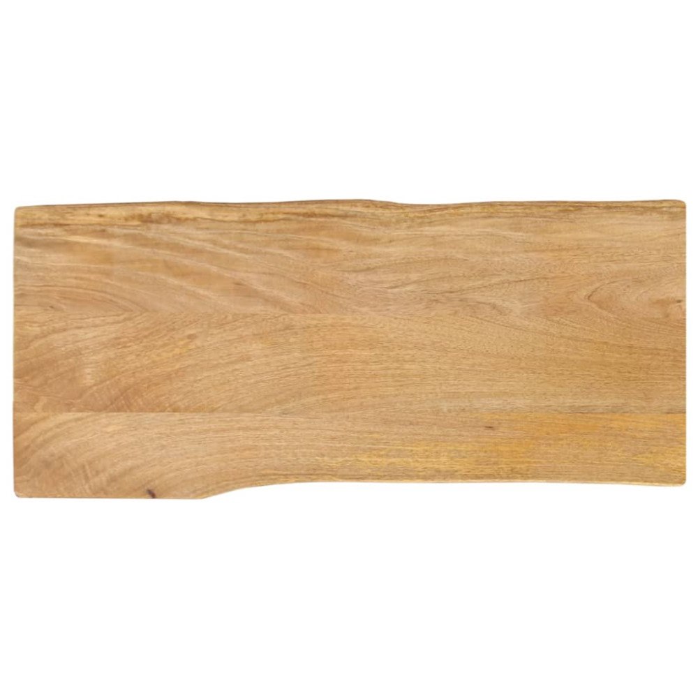vidaXL Bordsskiva 100x40x2,5 cm levande kant massivt mangoträ