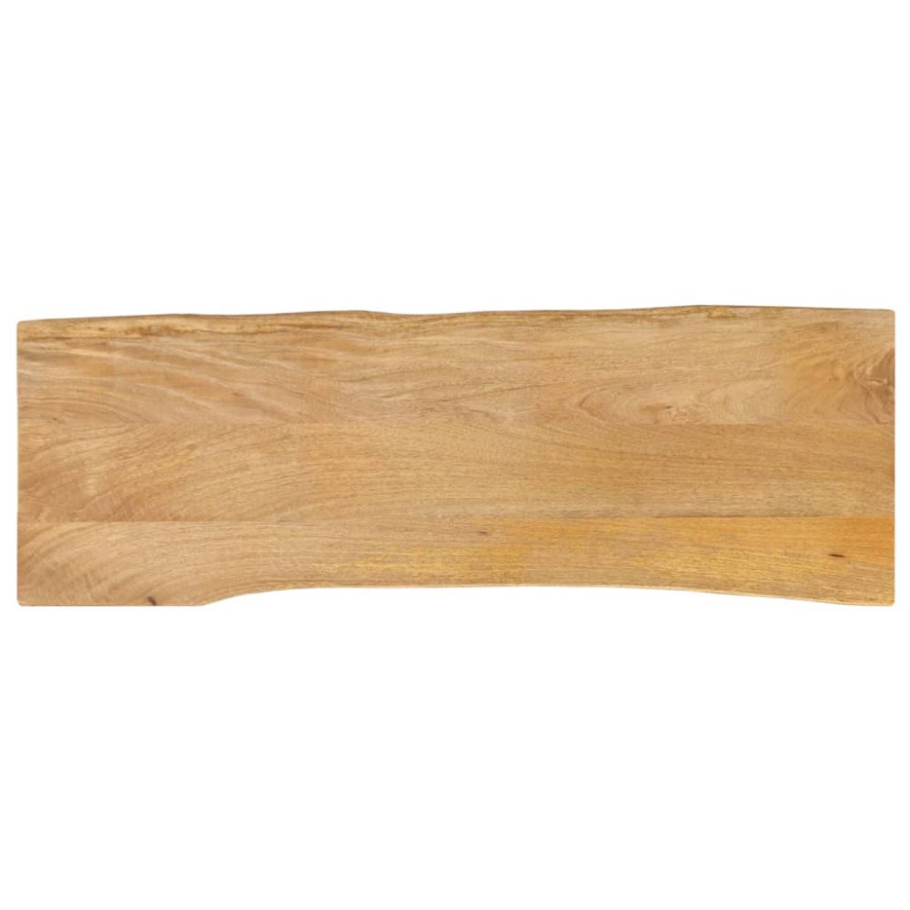 vidaXL Bordsskiva 110x40x2,5 cm levande kant massivt mangoträ