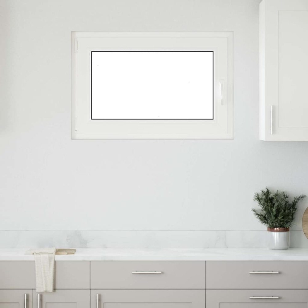 vidaXL Källarfönster RISOR 90x60 cm tilt&turn DIN vänster antracit