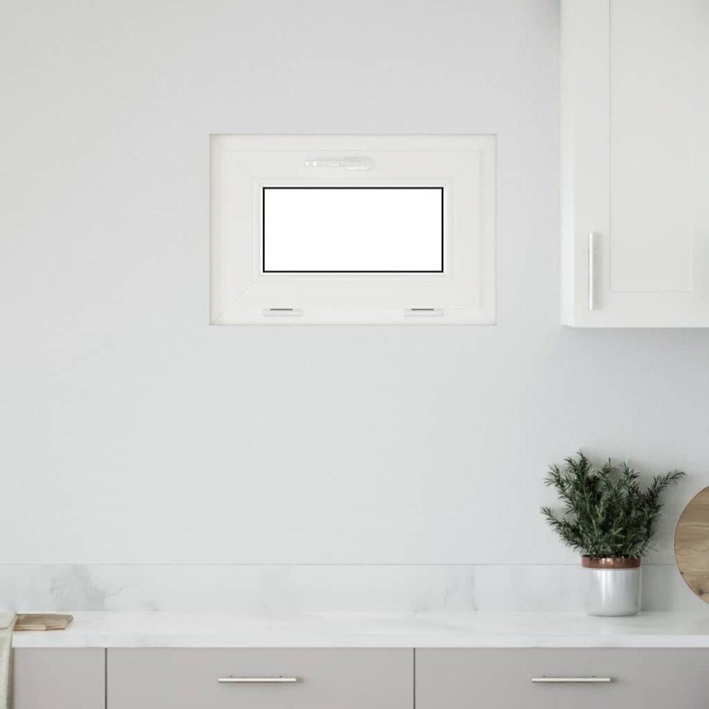 vidaXL Källarfönster "RISOR" 60x40 cm lutbart 3-glas antracit
