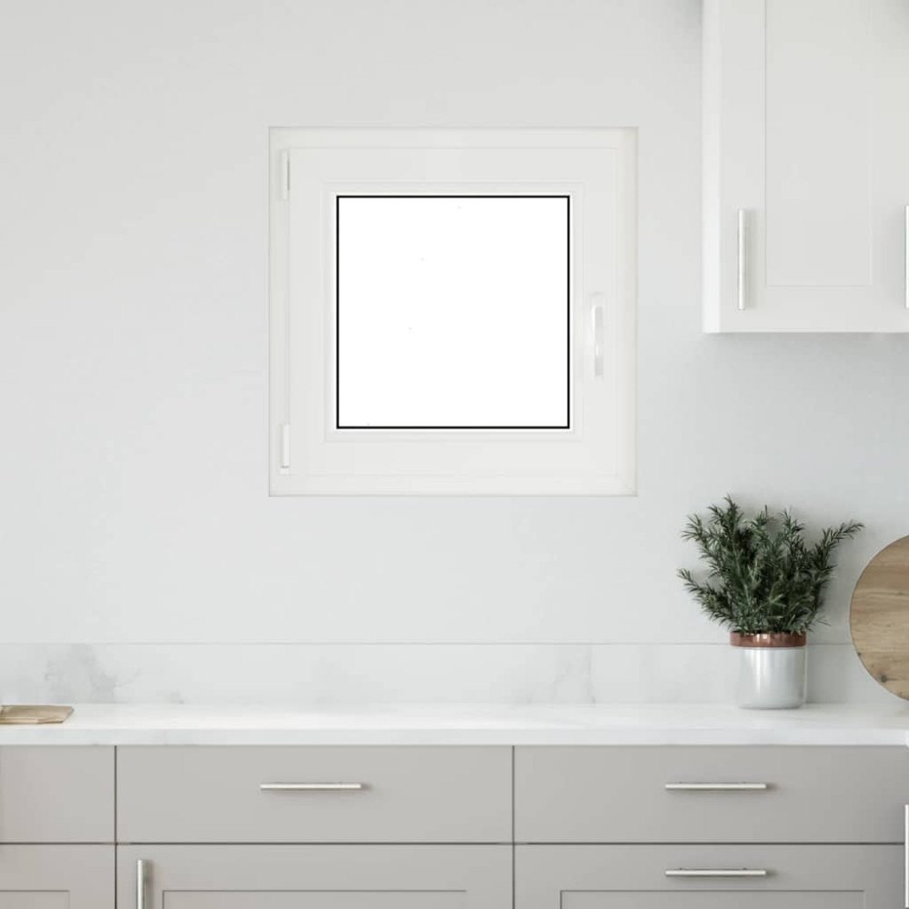 vidaXL Källarfönster RISOR 60x60 cm tilt&turn DIN vänster antracit