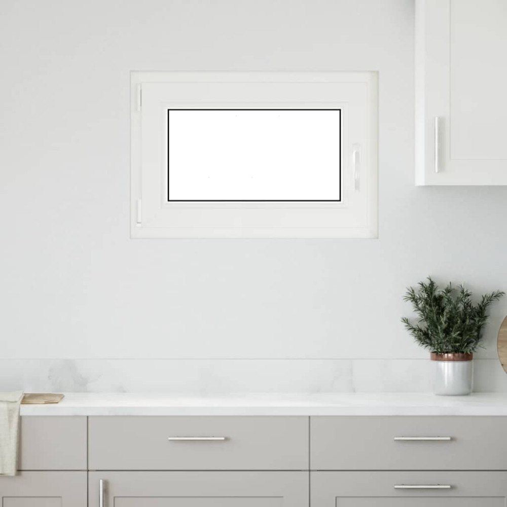 vidaXL Källarfönster RISOR 60x90 cm tilt&turn DIN vänster antracit