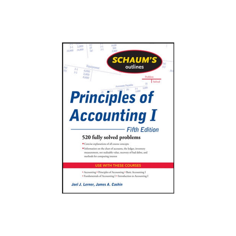 McGraw-Hill Education - Europe Schaum's Outline of Principles of Accounting I, Fifth Edition (häftad, eng)