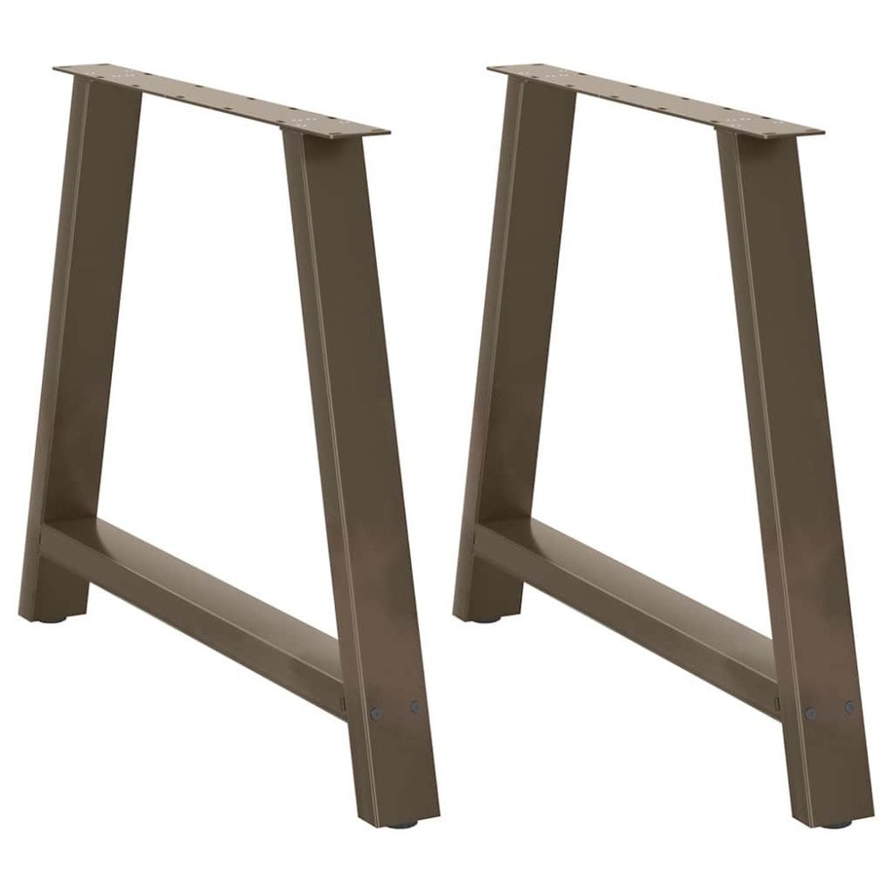 vidaXL Soffbordsben A-formade 2 st 90x(72-73) cm stål