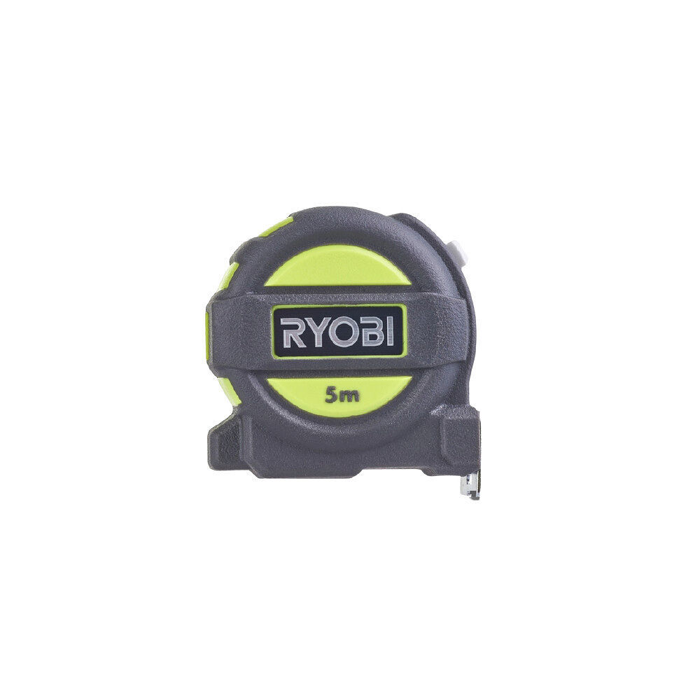 Ryobi Ryobi 5132004360 måttband 5 m Svart, Grön