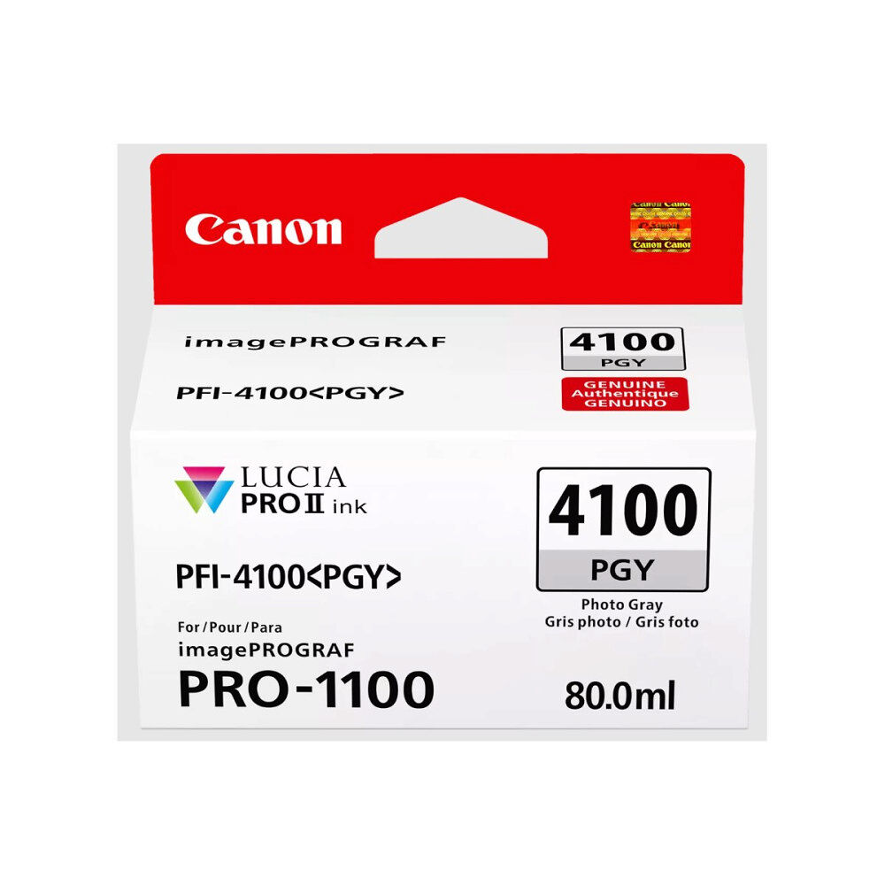 CANON Canon PFI-4100 PGY - grå för fotoutskrift - original - bläcktank