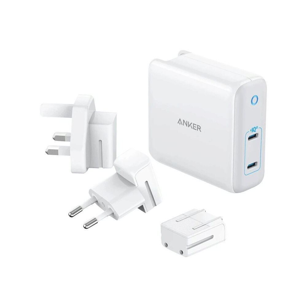 Anker Group Anker PowerPort III Duo strömadapter - 2 x USB-C - 60 Watt