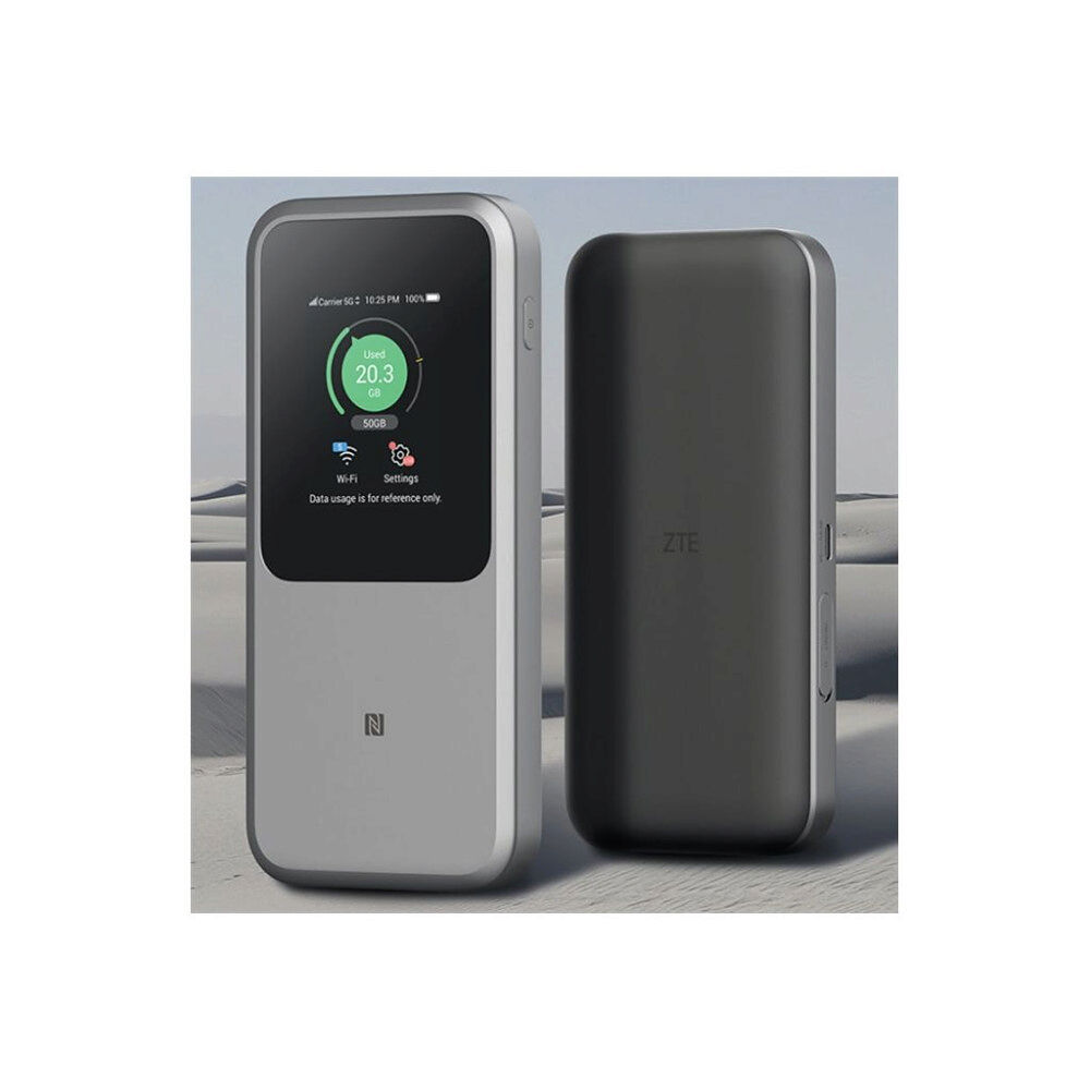ZTE ZTE MU5120 - trådlös router - WWAN - LTE, Wi-Fi 6, NFC - 4G, 5G - skrivbordsmodell